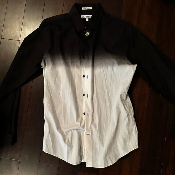Express | Shirts | Express Black And White Button Down | Poshmark Express | Shirts | Express Black And White Button Down | Poshmark